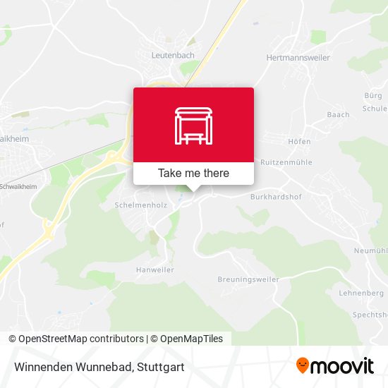 Карта Winnenden Wunnebad