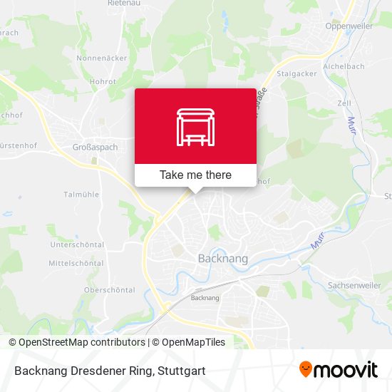 Карта Backnang Dresdener Ring
