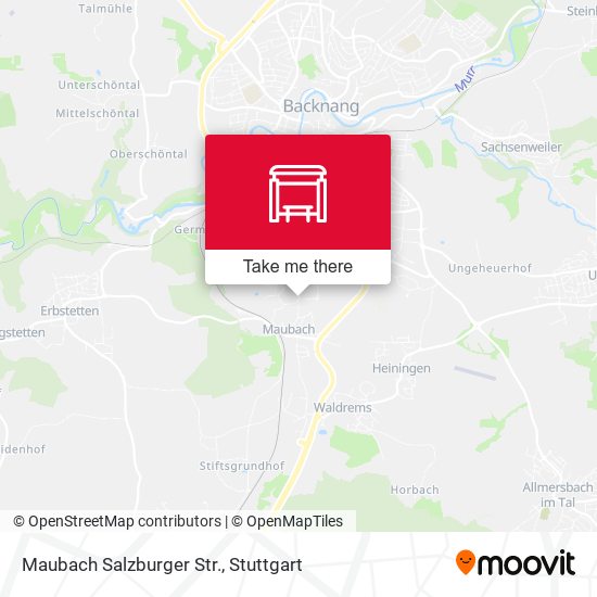 Карта Maubach Salzburger Str.
