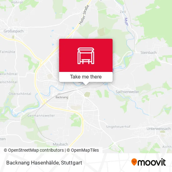 Карта Backnang Hasenhälde