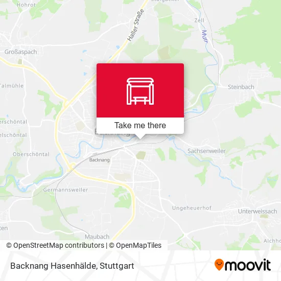 Карта Backnang Hasenhälde