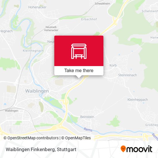 Карта Waiblingen Finkenberg