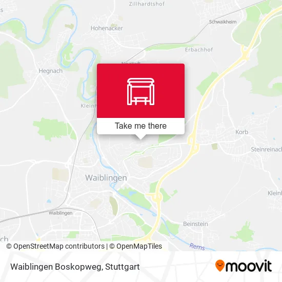 Карта Waiblingen Boskopweg