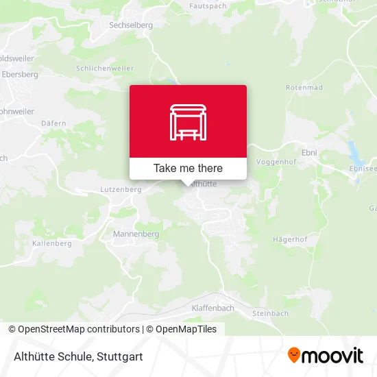 Карта Althütte Schule