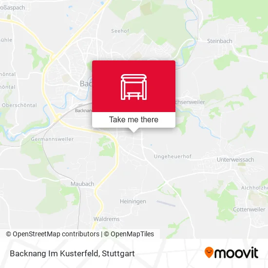 Карта Backnang Im Kusterfeld