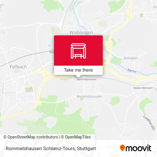Rommelshausen Schlienz-Tours map