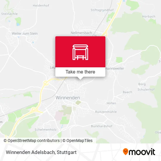 Карта Winnenden Adelsbach