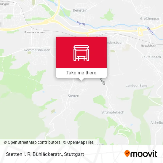 Stetten I. R. Bühläckerstr. map