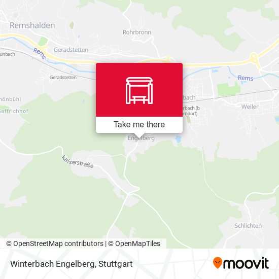 Карта Winterbach Engelberg