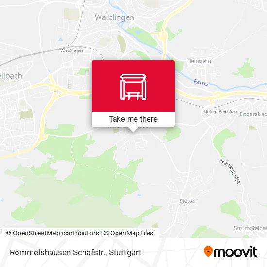 Карта Rommelshausen Schafstr.