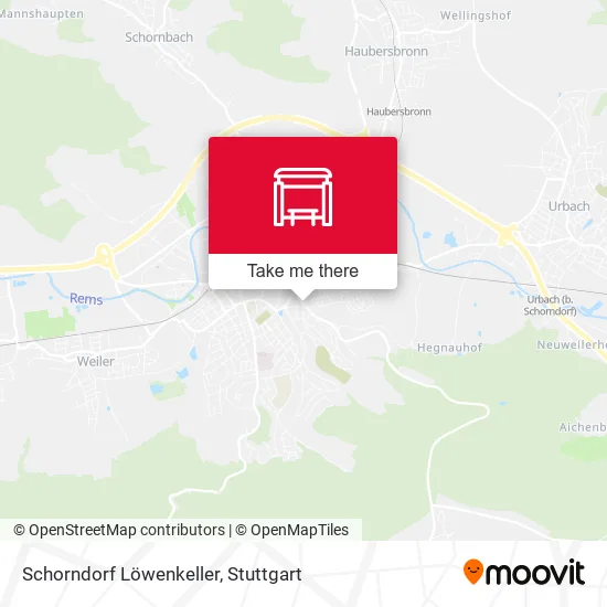 Карта Schorndorf Löwenkeller