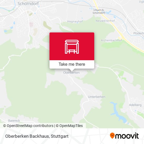 Карта Oberberken Backhaus