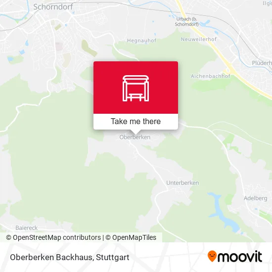 Карта Oberberken Backhaus