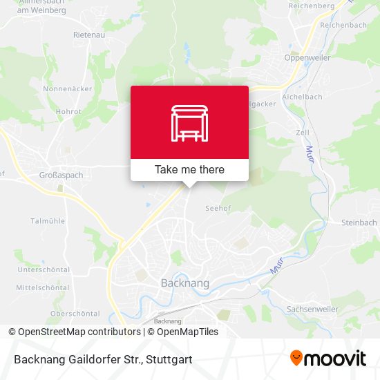 Backnang Gaildorfer Str. map