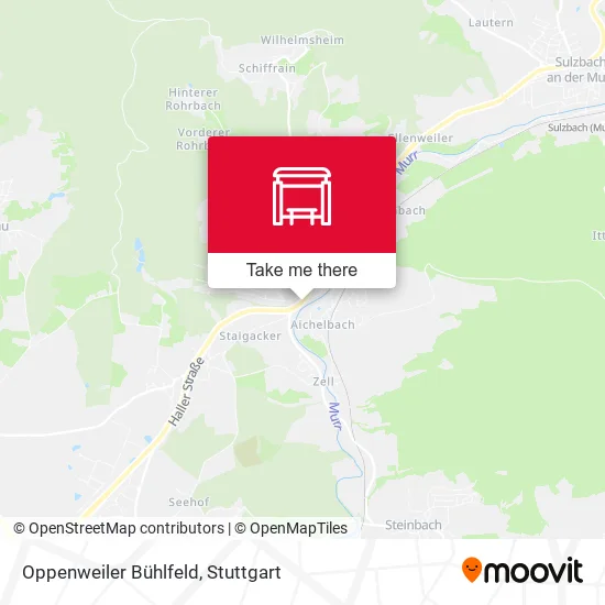 Карта Oppenweiler Bühlfeld