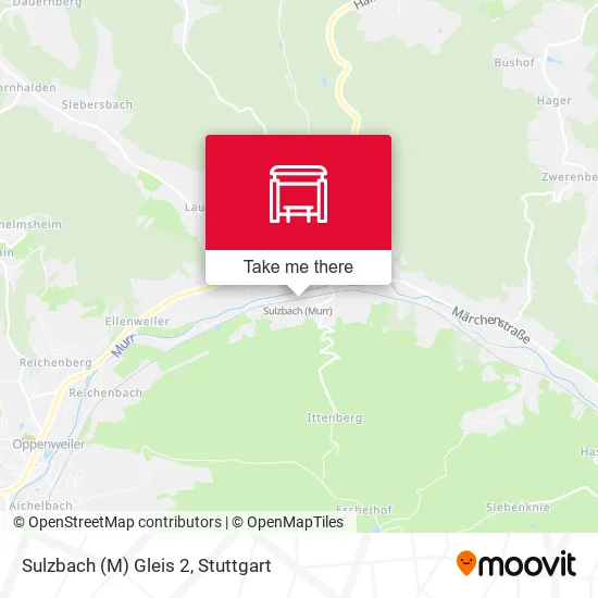 Карта Sulzbach (M) Gleis 2