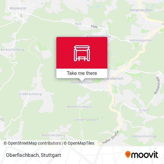 Карта Oberfischbach