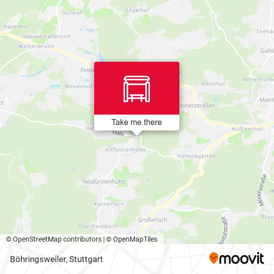 Карта Böhringsweiler