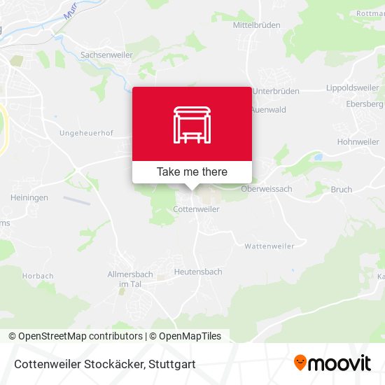 Cottenweiler Stockäcker map