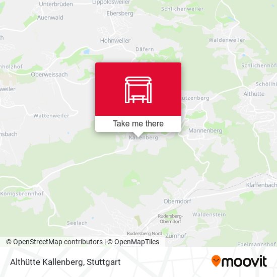 Althütte Kallenberg map