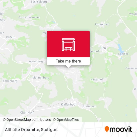 Althütte Ortsmitte map