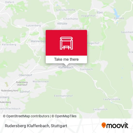 Карта Rudersberg Klaffenbach