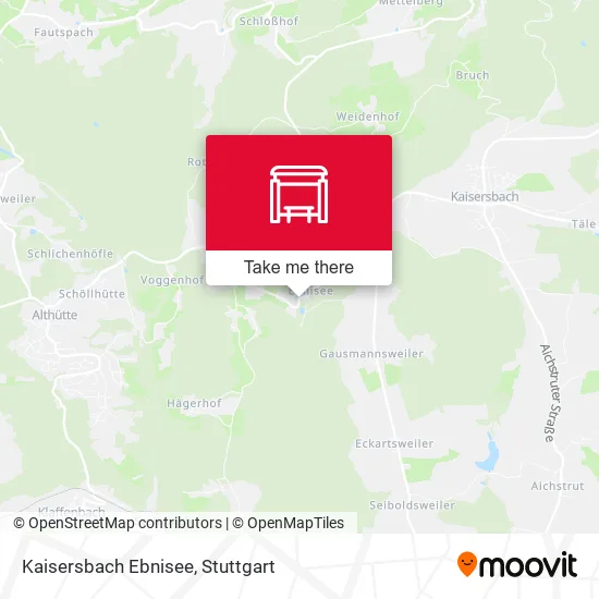 Карта Kaisersbach Ebnisee