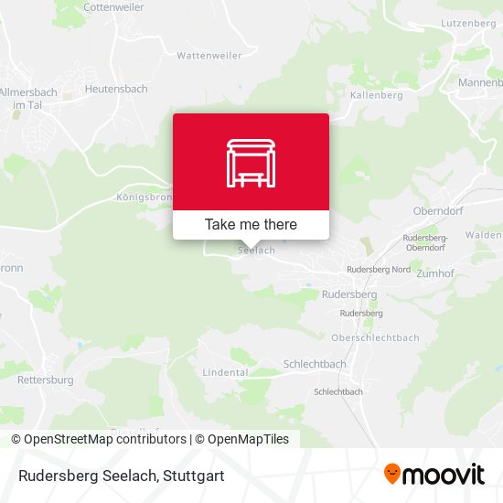 Карта Rudersberg Seelach