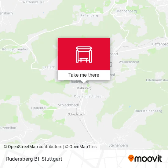 Карта Rudersberg Bf