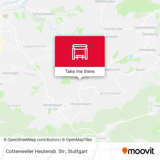 Карта Cottenweiler Heutensb. Str.