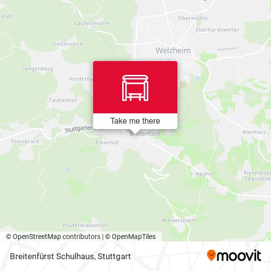 Breitenfürst Schulhaus map