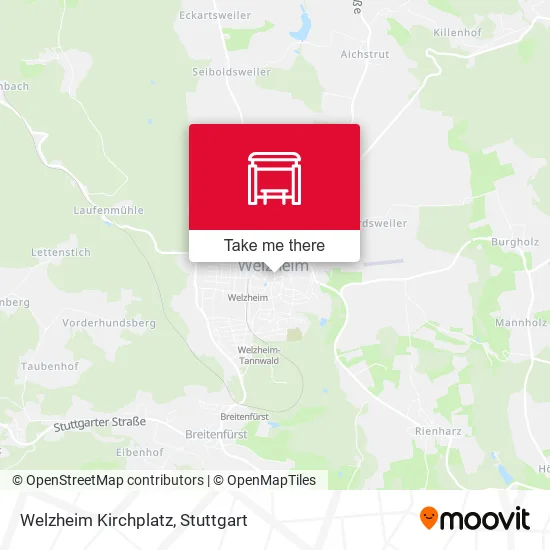 Карта Welzheim Kirchplatz
