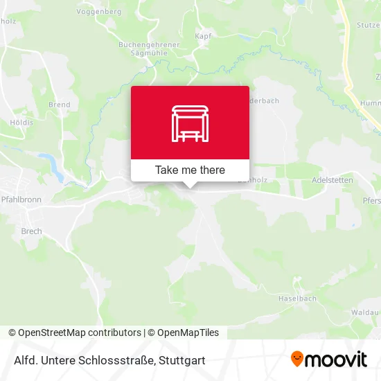 Карта Alfd. Untere Schlossstraße