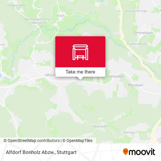 Alfdorf Bonholz Abzw. map