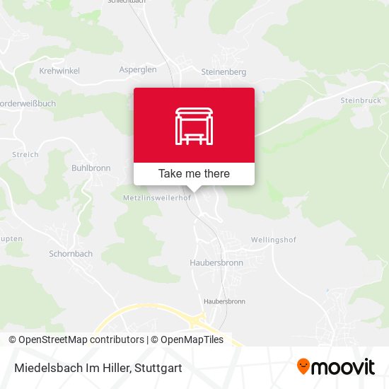 Miedelsbach Im Hiller map