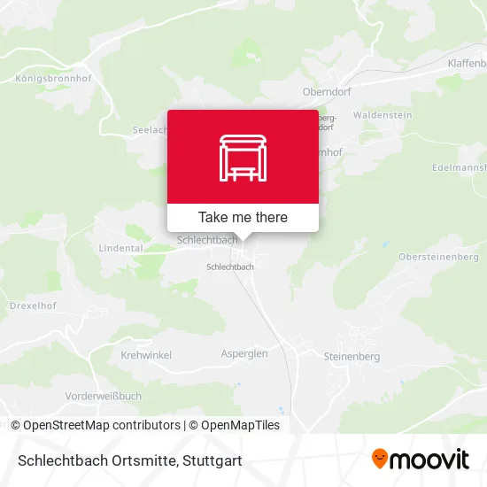 Карта Schlechtbach Ortsmitte