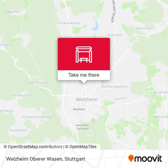 Карта Welzheim Oberer Wasen