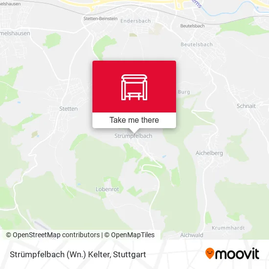 Карта Strümpfelbach (Wn.) Kelter
