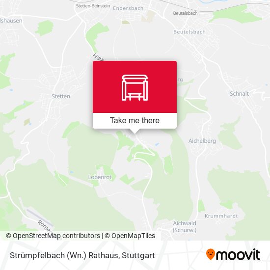 Strümpfelbach (Wn.) Rathaus map