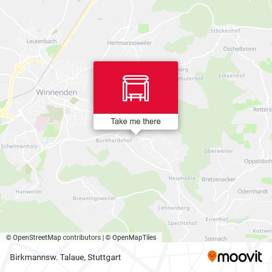 Карта Birkmannsw. Talaue