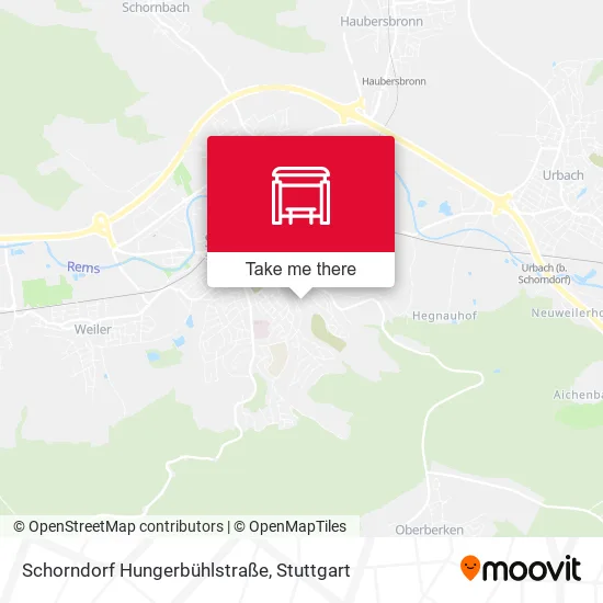 Карта Schorndorf Hungerbühlstraße