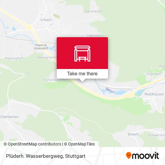 Plüderh. Wasserbergweg map