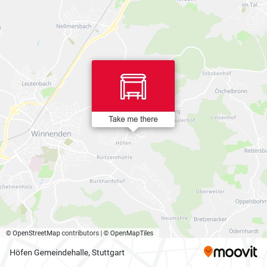Höfen Gemeindehalle map