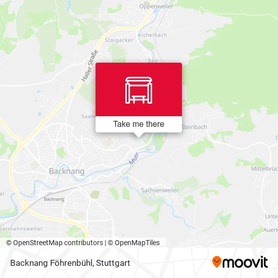 Карта Backnang Föhrenbühl