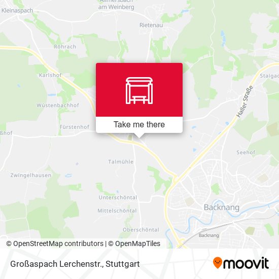 Карта Großaspach Lerchenstr.