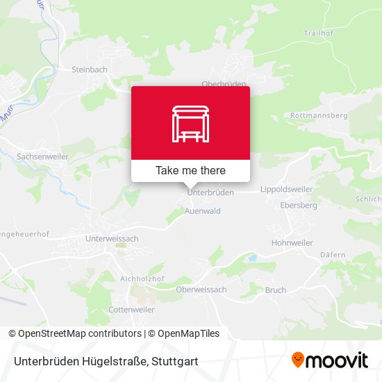 Unterbrüden Hügelstraße map