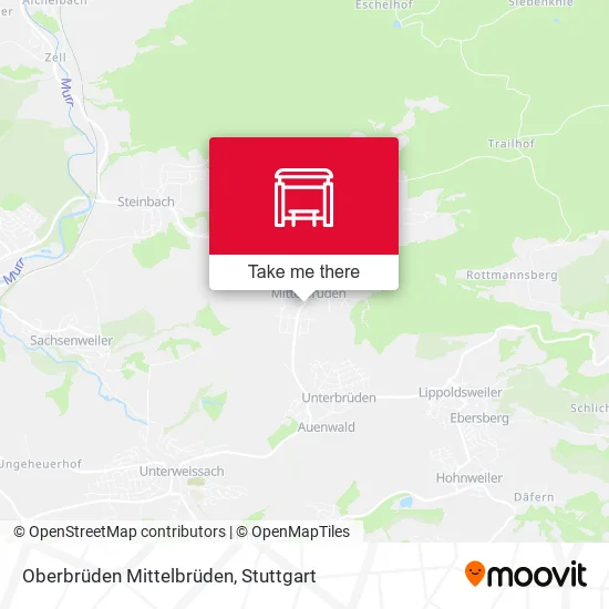 Карта Oberbrüden Mittelbrüden
