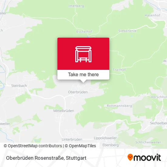 Карта Oberbrüden Rosenstraße