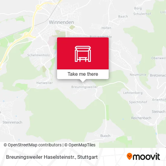 Карта Breuningsweiler Haselsteinstr.