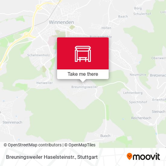 Breuningsweiler Haselsteinstr. map